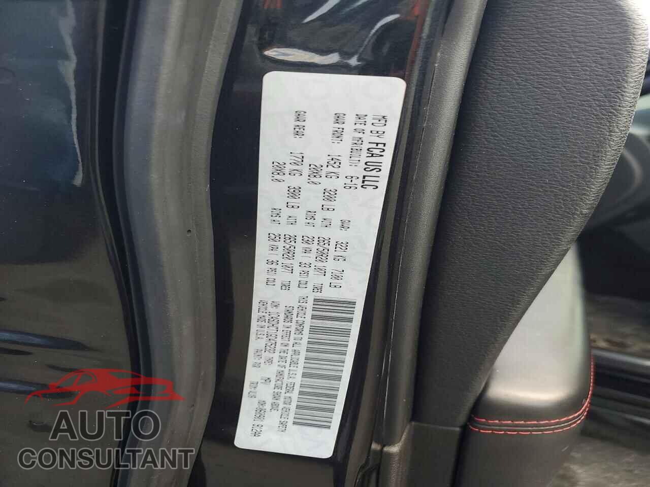 DODGE DURANGO 2016 - 1C4SDHCT1GC475232