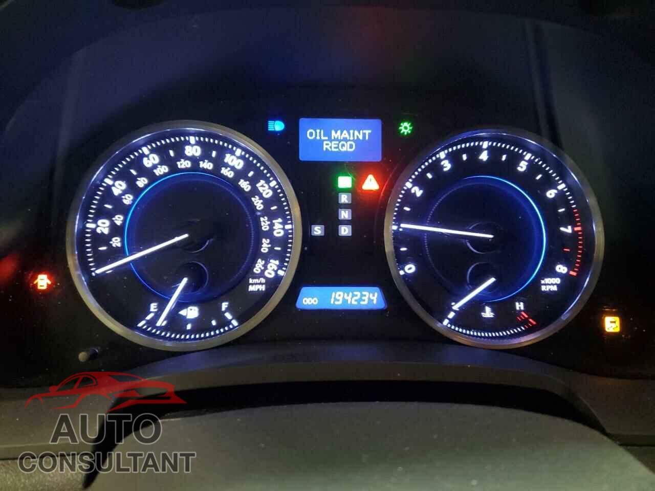 LEXUS IS 2012 - JTHCF5C22C5053701