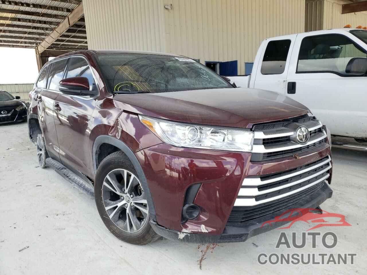 TOYOTA HIGHLANDER 2019 - 5TDZARFH3KS061641