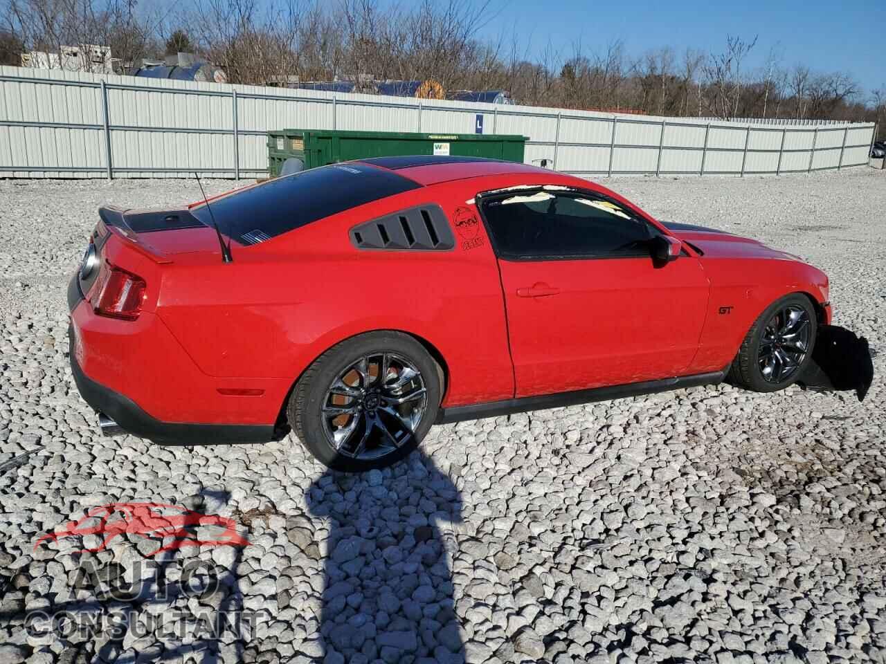 FORD MUSTANG 2010 - 1ZVBP8CH7A5102675