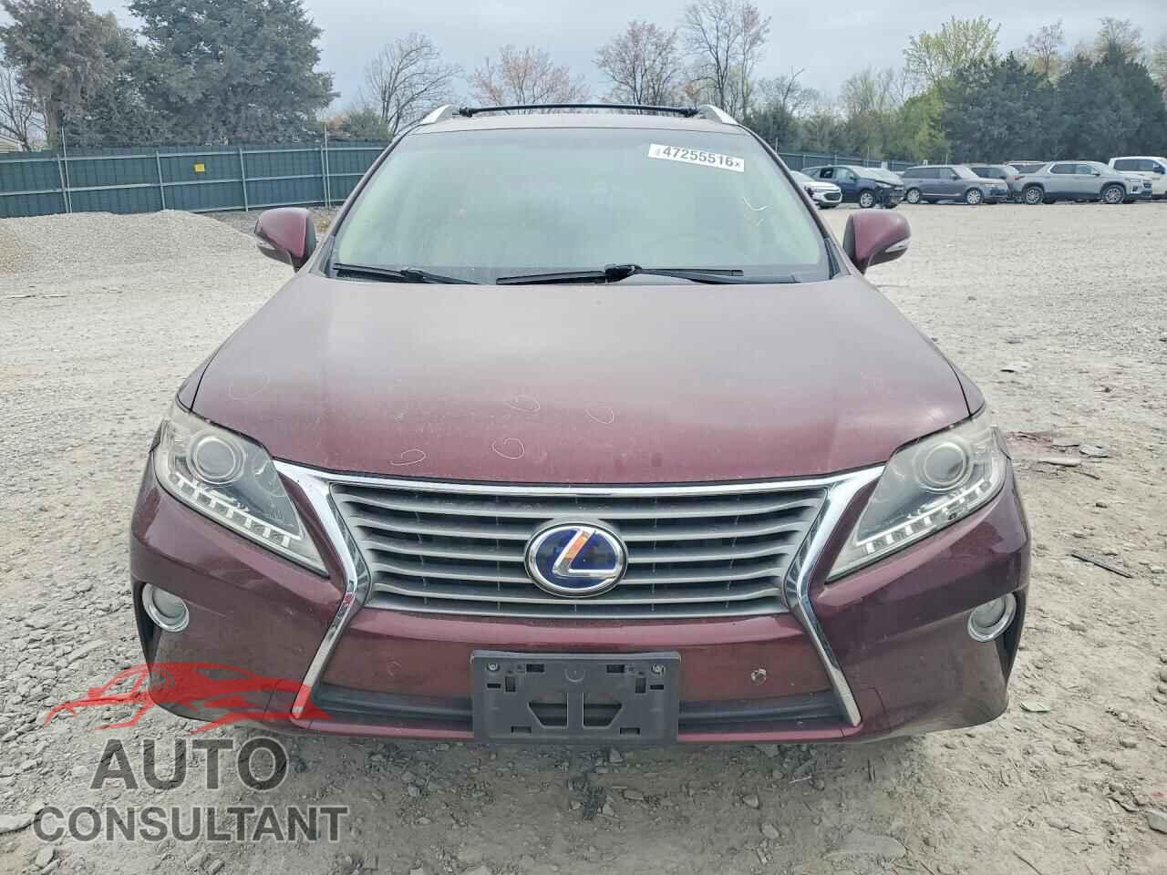 LEXUS RX450 2013 - JTJBC1BA1D2065751