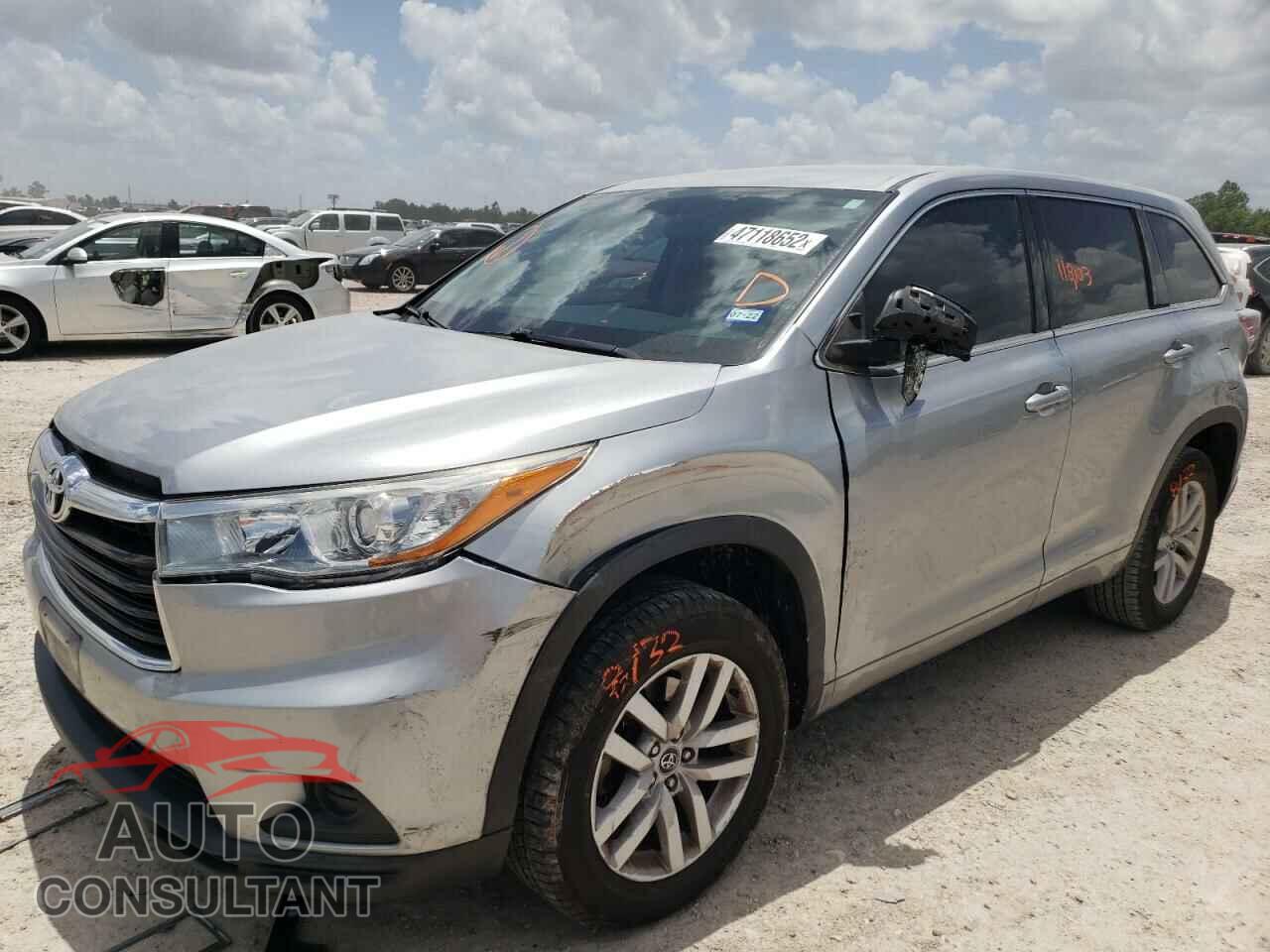 TOYOTA HIGHLANDER 2016 - 5TDZKRFH3GS165941