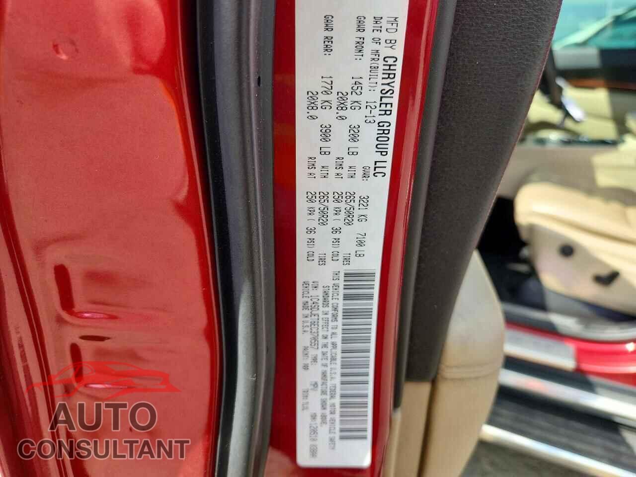 DODGE DURANGO 2014 - 1C4SDJET6EC370557