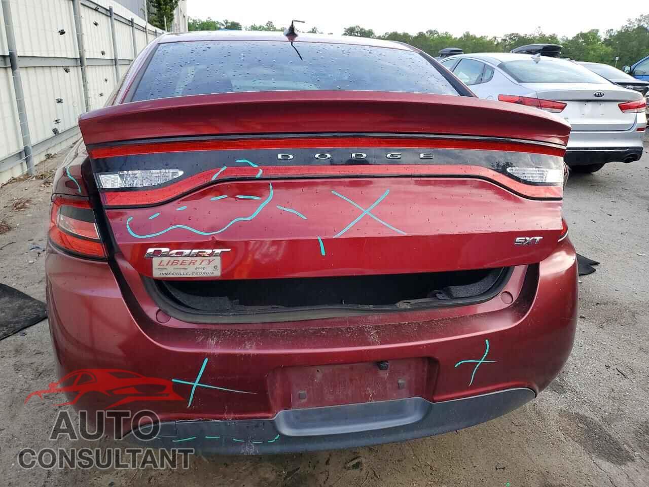DODGE DART 2015 - 1C3CDFBB6FD253784