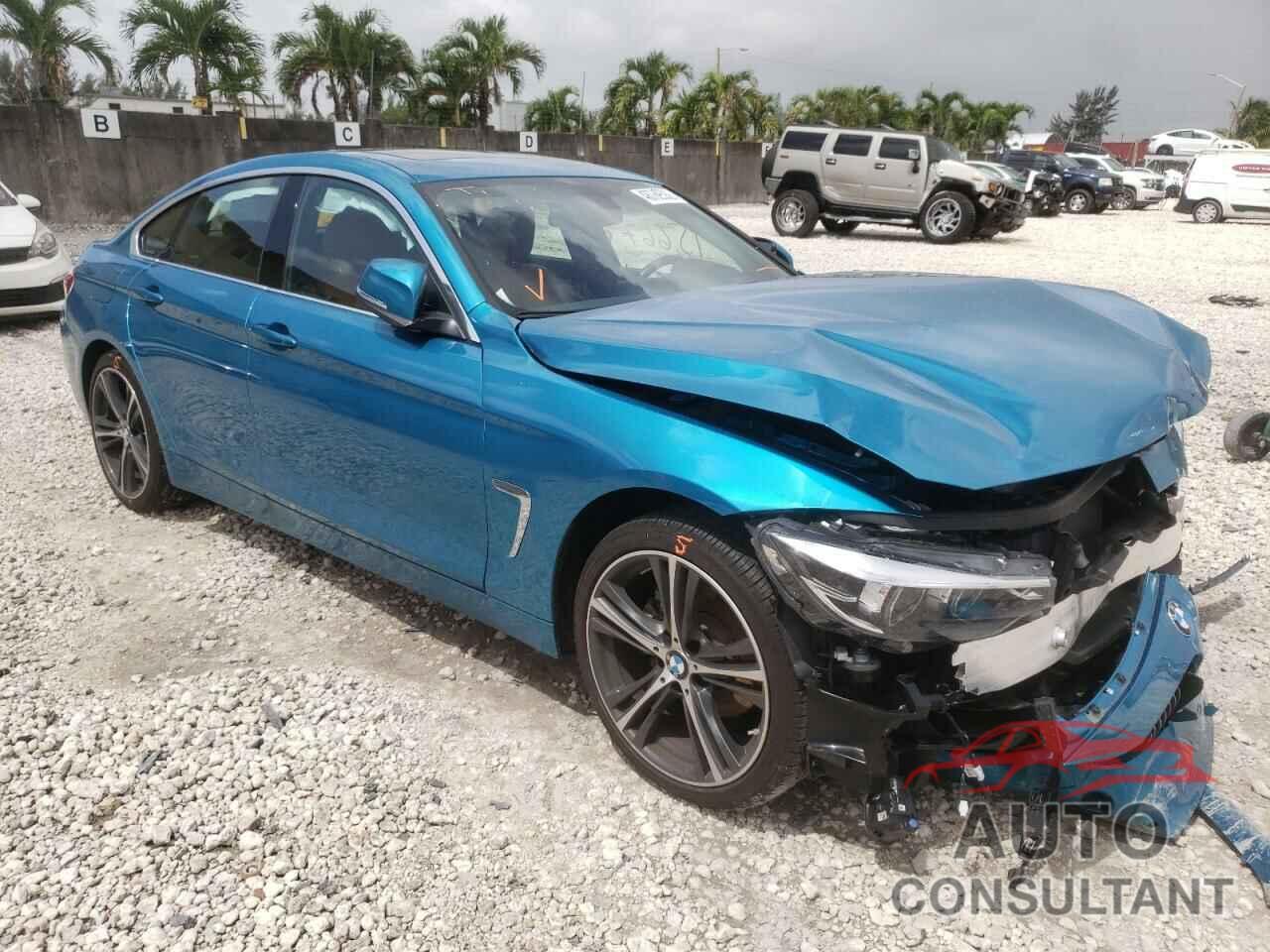 BMW 4 SERIES 2018 - WBA4J3C54JBL03101