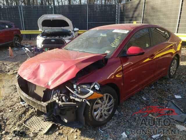 HYUNDAI ELANTRA 2017 - KMHD74LF7HU358636