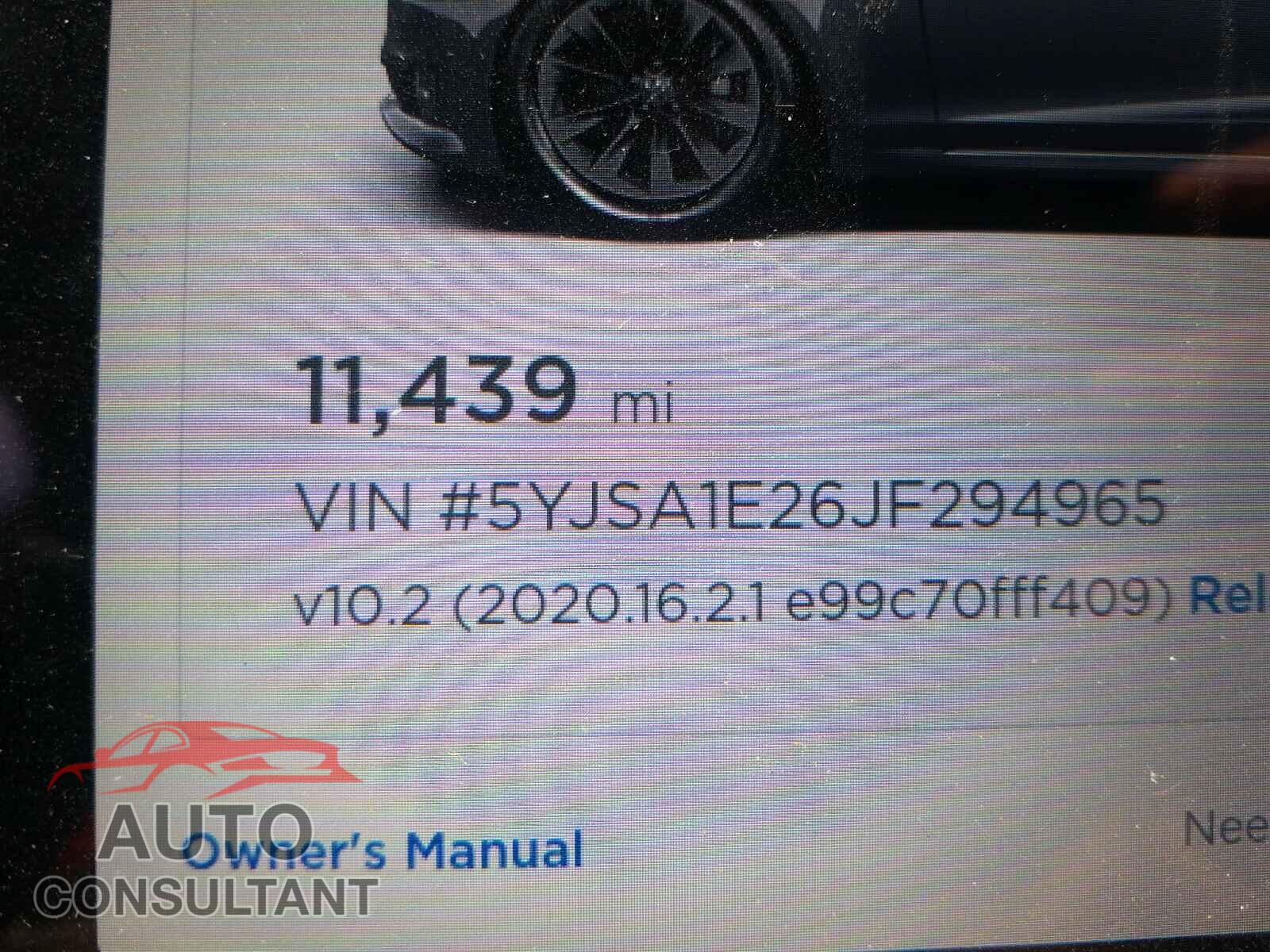 TESLA MODEL S 2018 - 5YJSA1E26JF294965