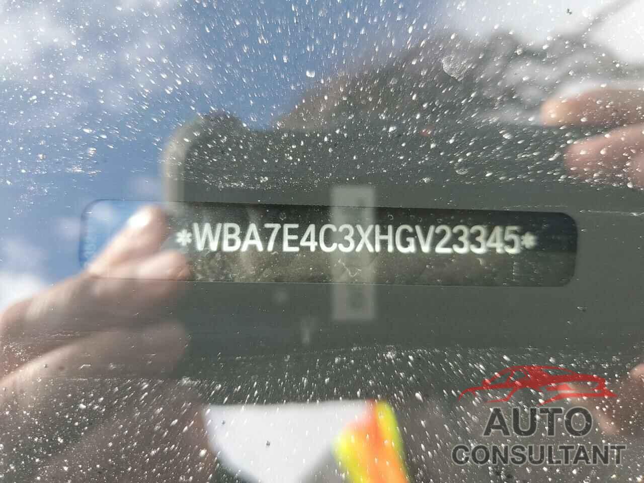 BMW 7 SERIES 2017 - WBA7E4C3XHGV23345