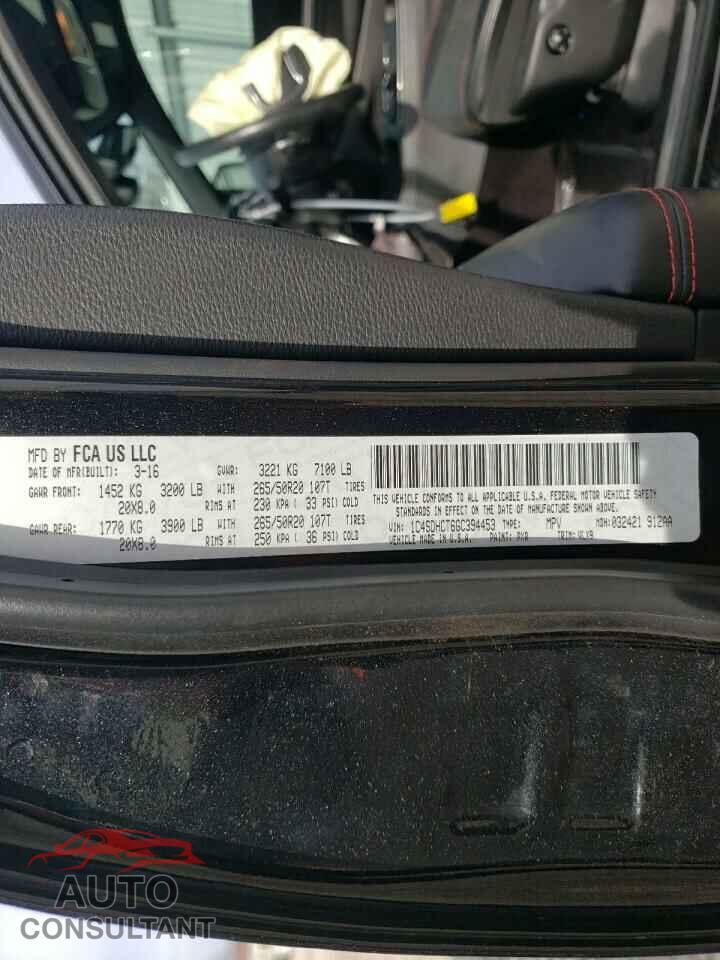 DODGE DURANGO 2016 - 1C4SDHCT6GC394453