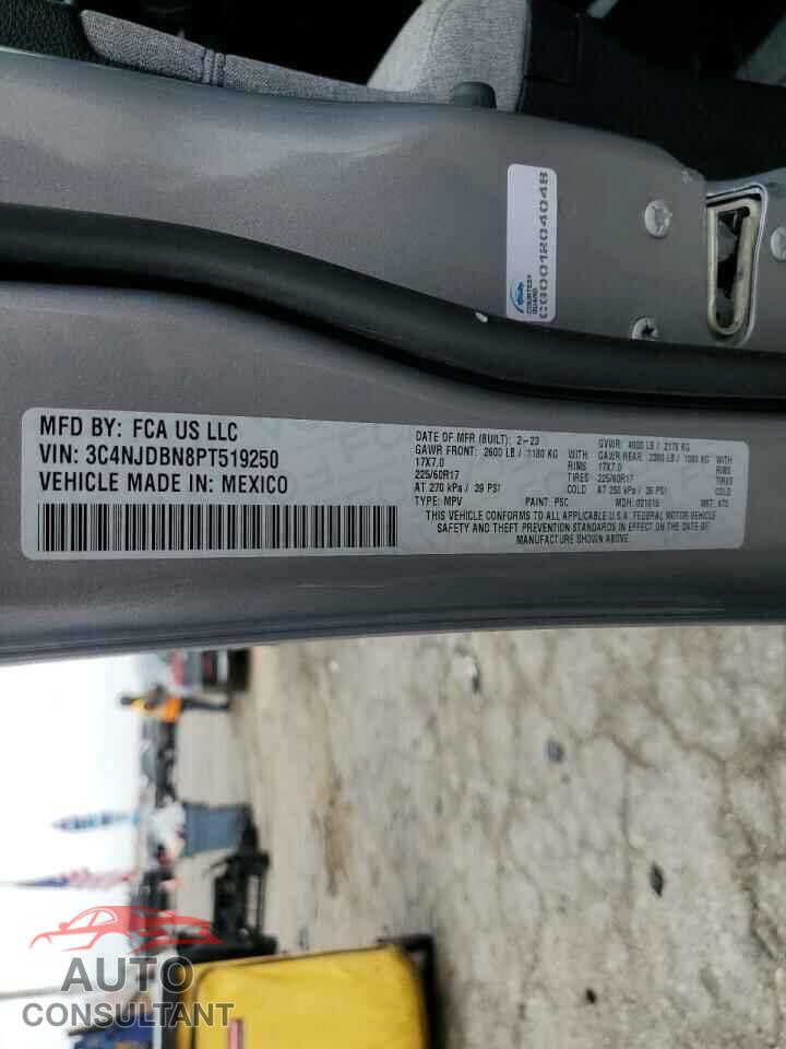 JEEP COMPASS 2023 - 3C4NJDBN8PT519250