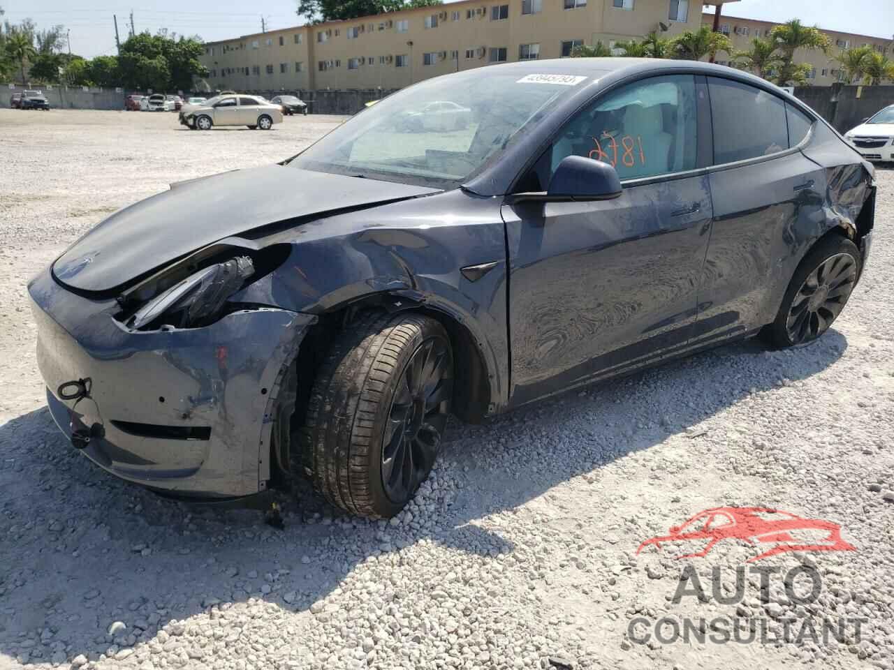TESLA MODEL Y 2022 - 7SAYGDEF6NF438634