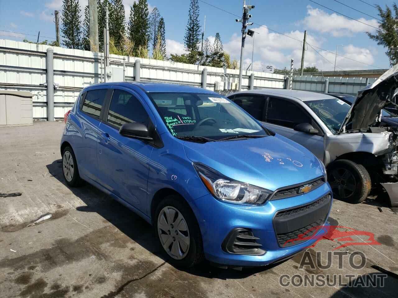 CHEVROLET SPARK 2017 - KL8CA6SA8HC800101