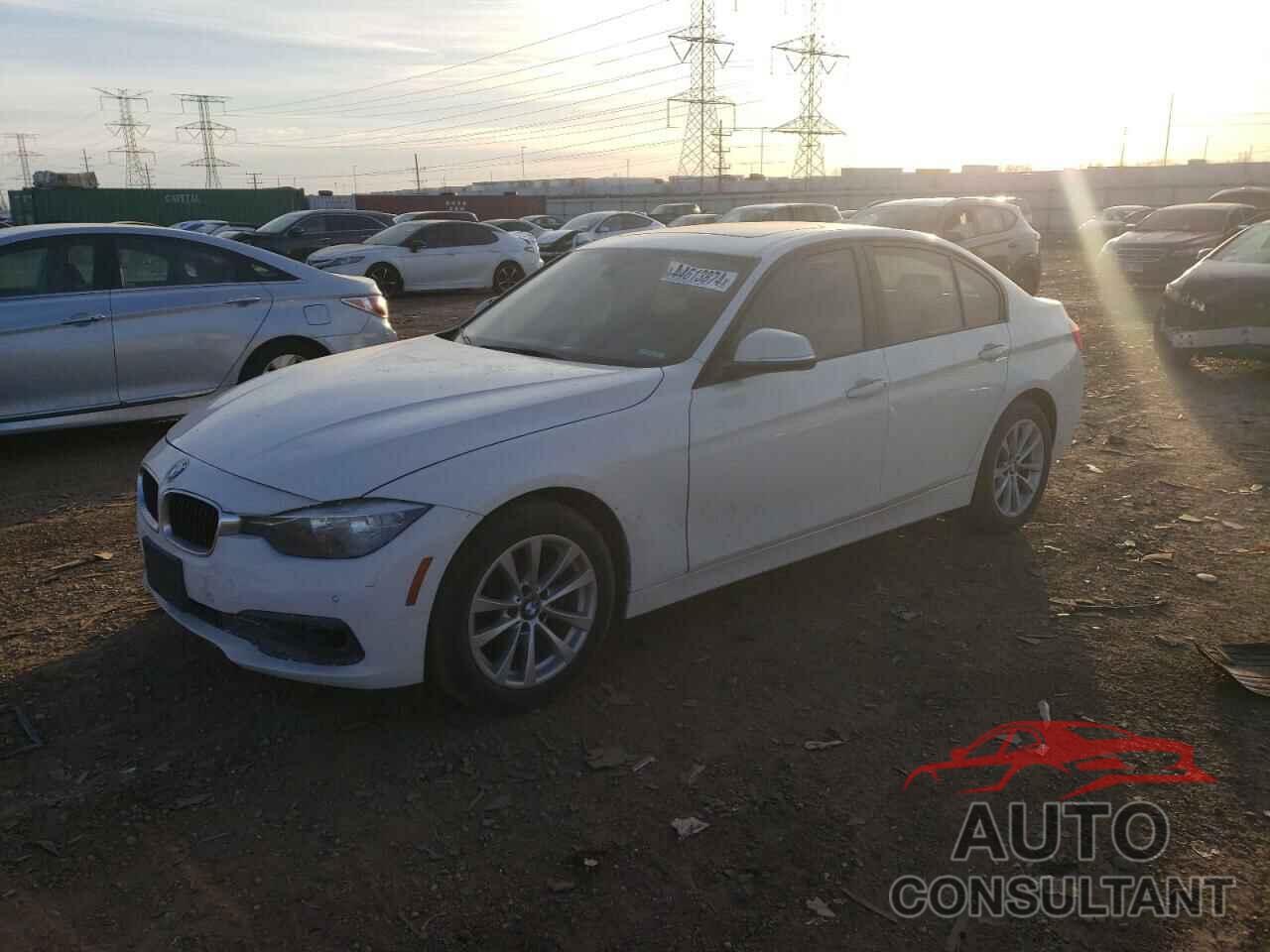 BMW 3 SERIES 2017 - WBA8E5G31HNU43903