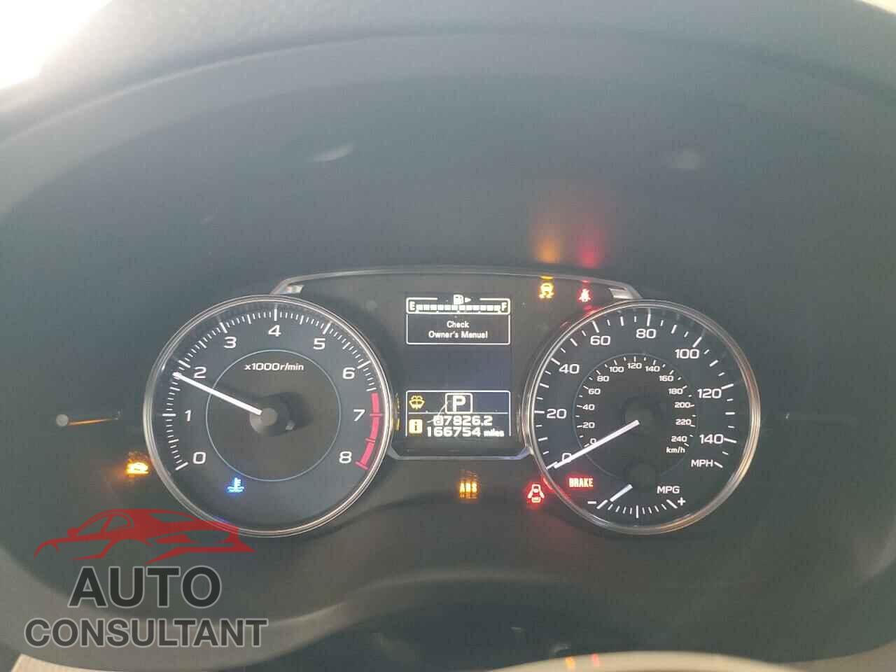 SUBARU XV 2015 - JF2GPAMC0FH236499