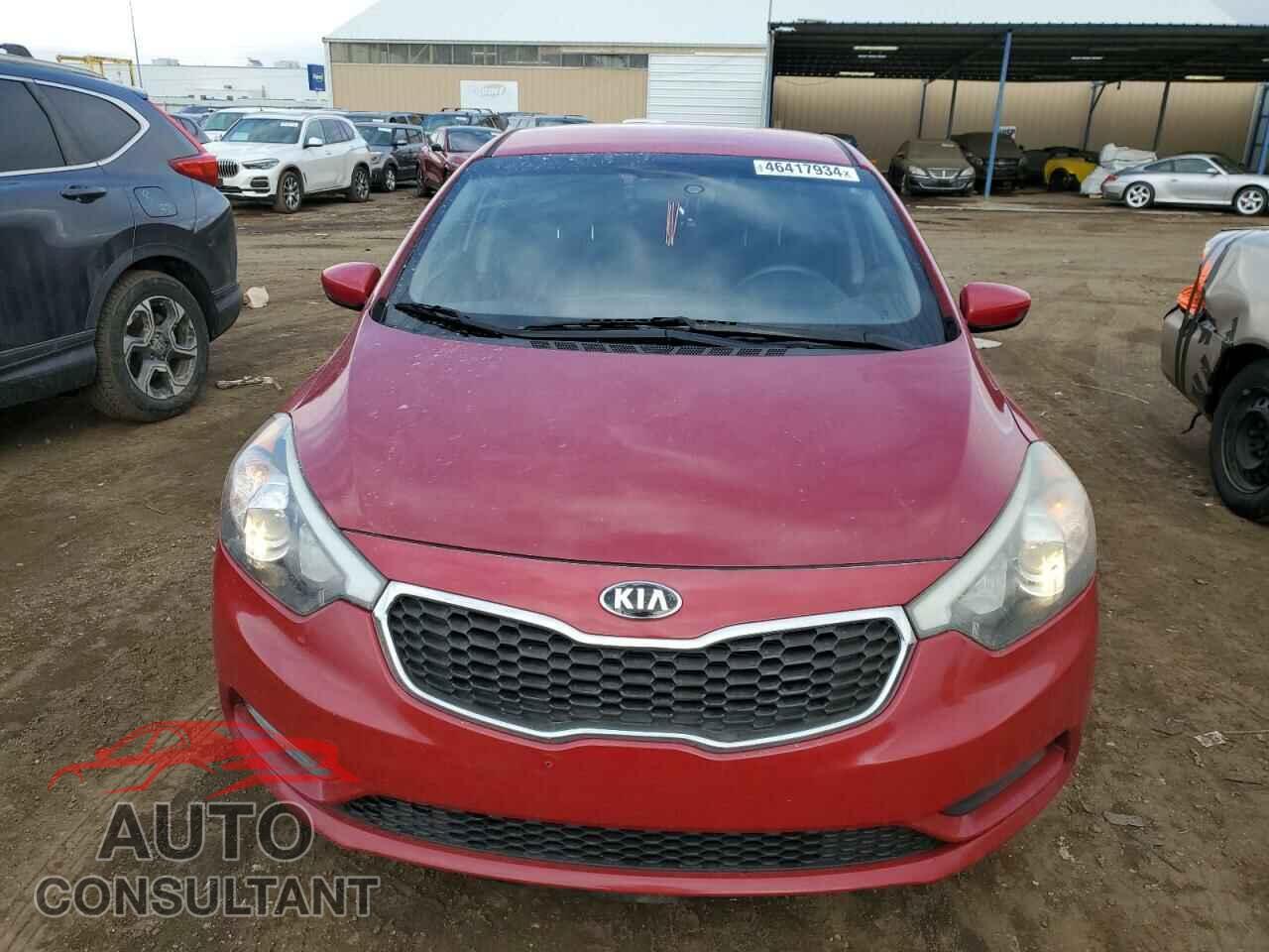 KIA FORTE 2016 - KNAFK4A60G5598583