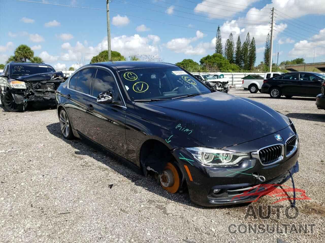 BMW 3 SERIES 2018 - WBA8B9G5XJNU57760