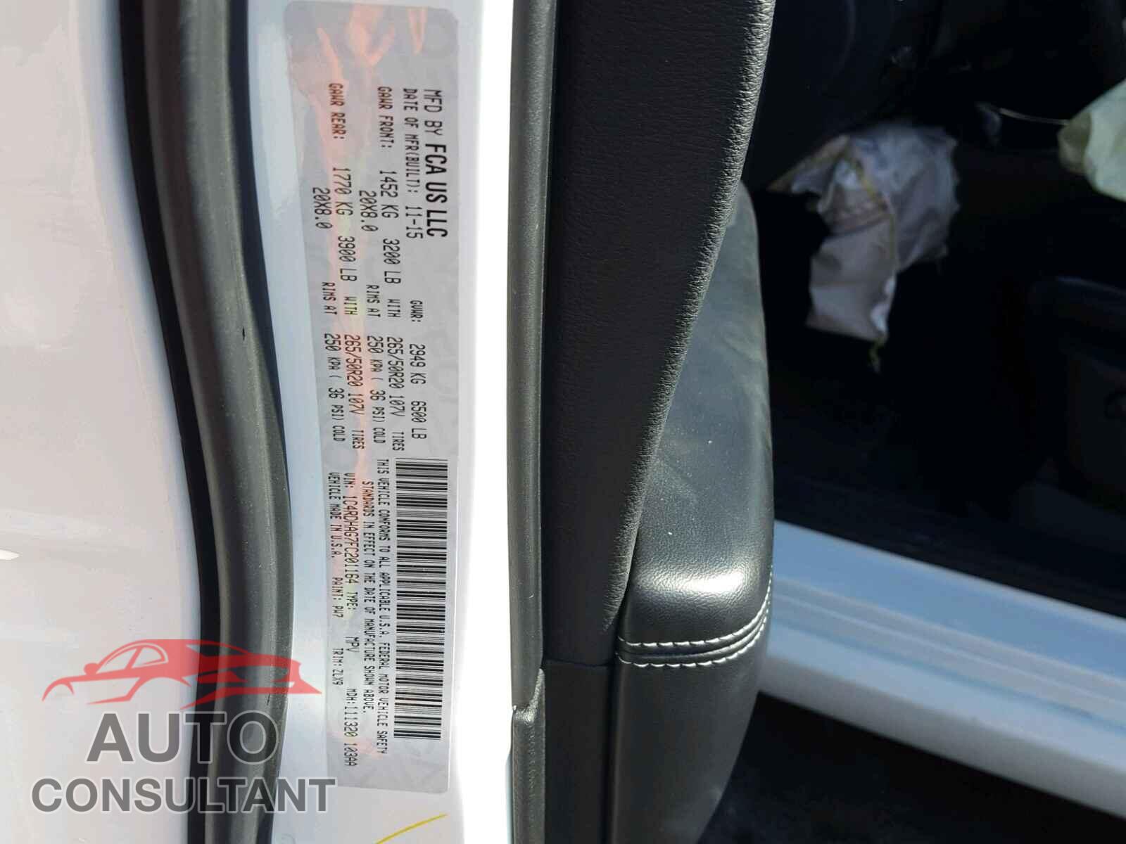 DODGE DURANGO SXT 2015 - 1C4RDHAG7FC201164