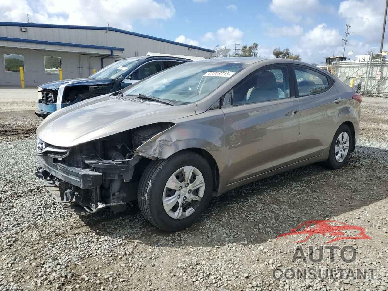 HYUNDAI ELANTRA 2016 - 5NPDH4AE9GH779973