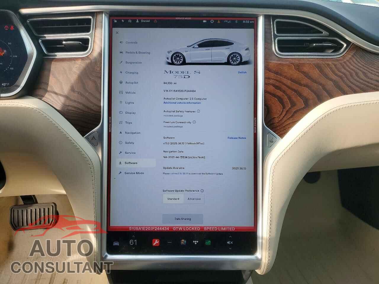 TESLA MODEL S 2018 - 5YJSA1E20JF244434