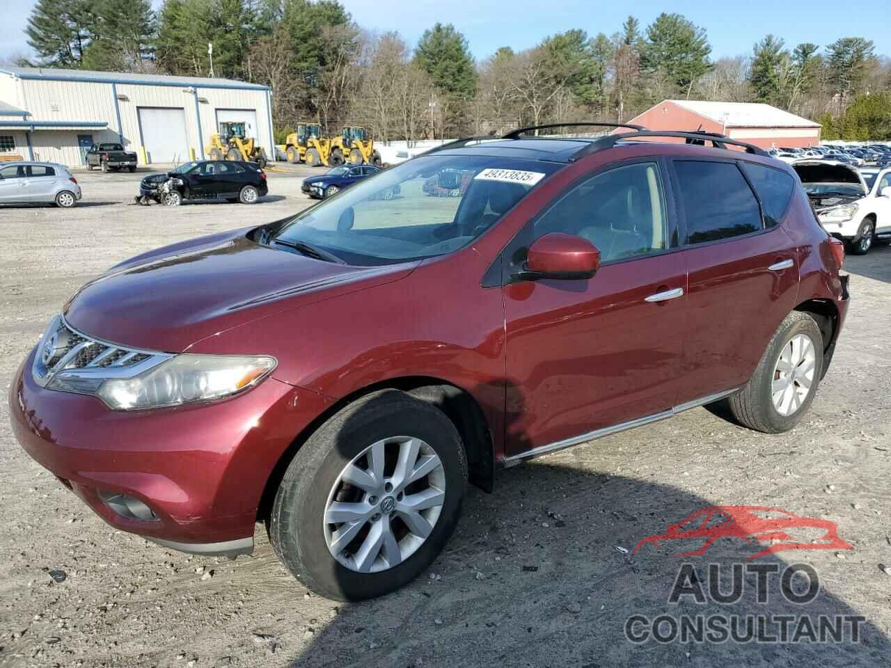 NISSAN MURANO 2012 - JN8AZ1MW4CW234811