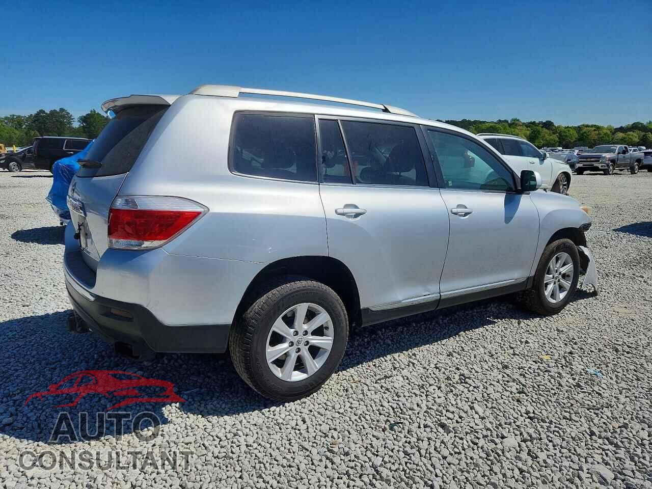 TOYOTA HIGHLANDER 2012 - 5TDZA3EH5CS024980