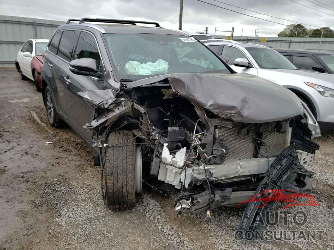 TOYOTA HIGHLANDER 2019 - 5TDKZRFH1KS345134