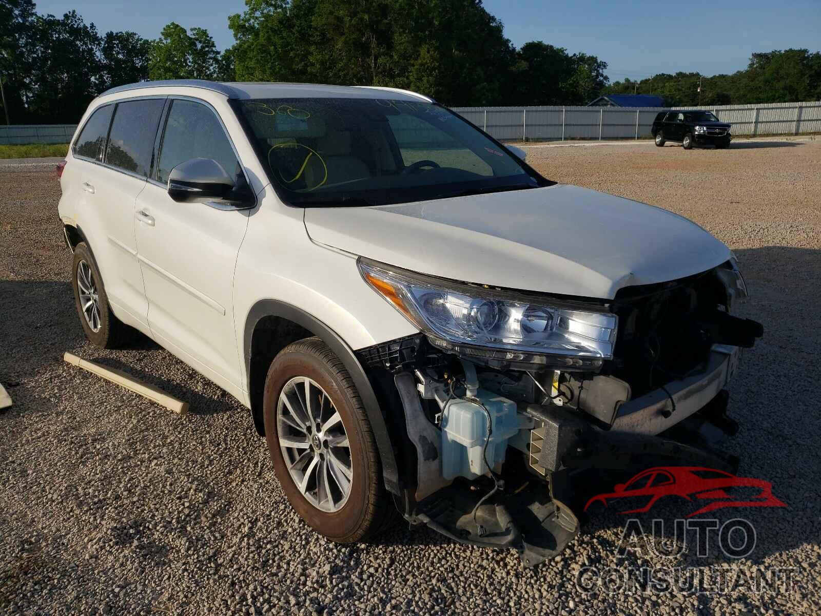 TOYOTA HIGHLANDER 2017 - 5TDJZRFH9HS520024