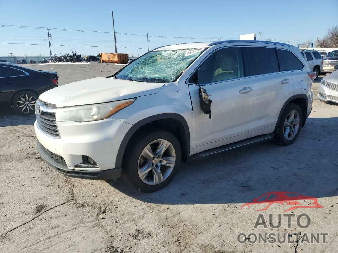 TOYOTA HIGHLANDER 2014 - 5TDYKRFH4ES020495
