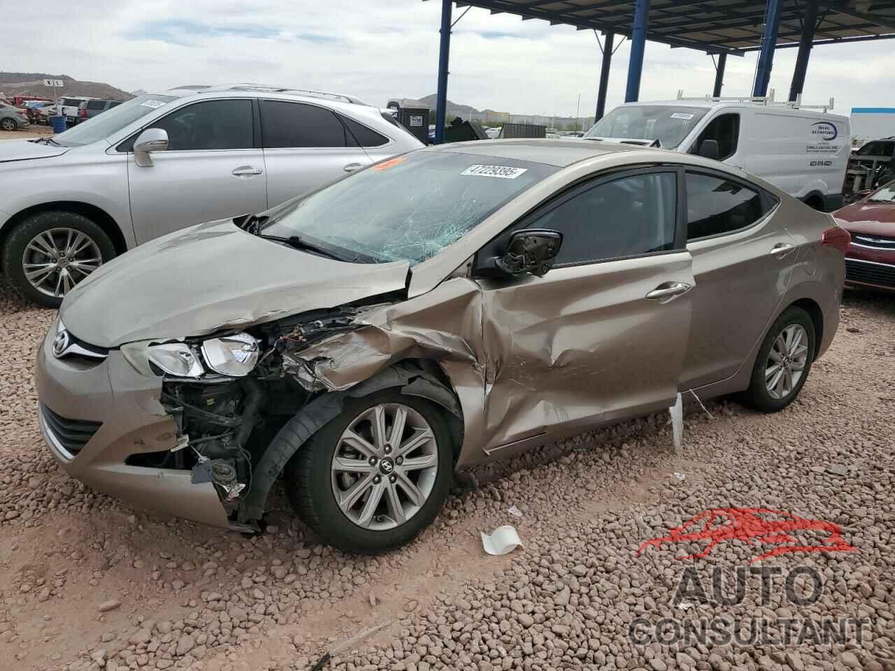 HYUNDAI ELANTRA 2014 - 5NPDH4AE5EH486200