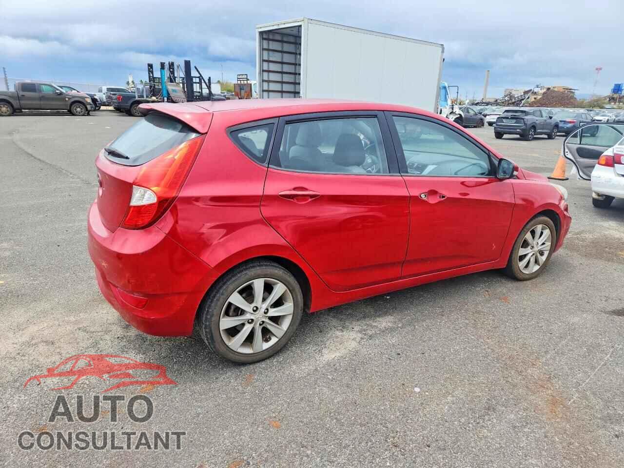 HYUNDAI ACCENT 2013 - KMHCU5AE3DU078596