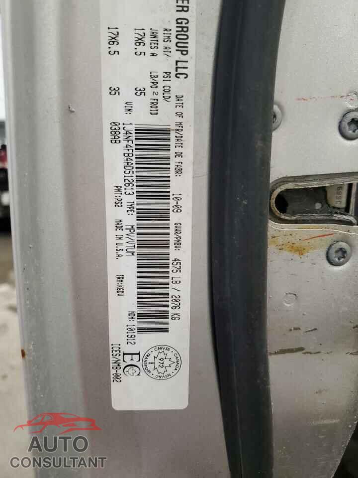 JEEP COMPASS 2010 - 1J4NF4FB4AD512613