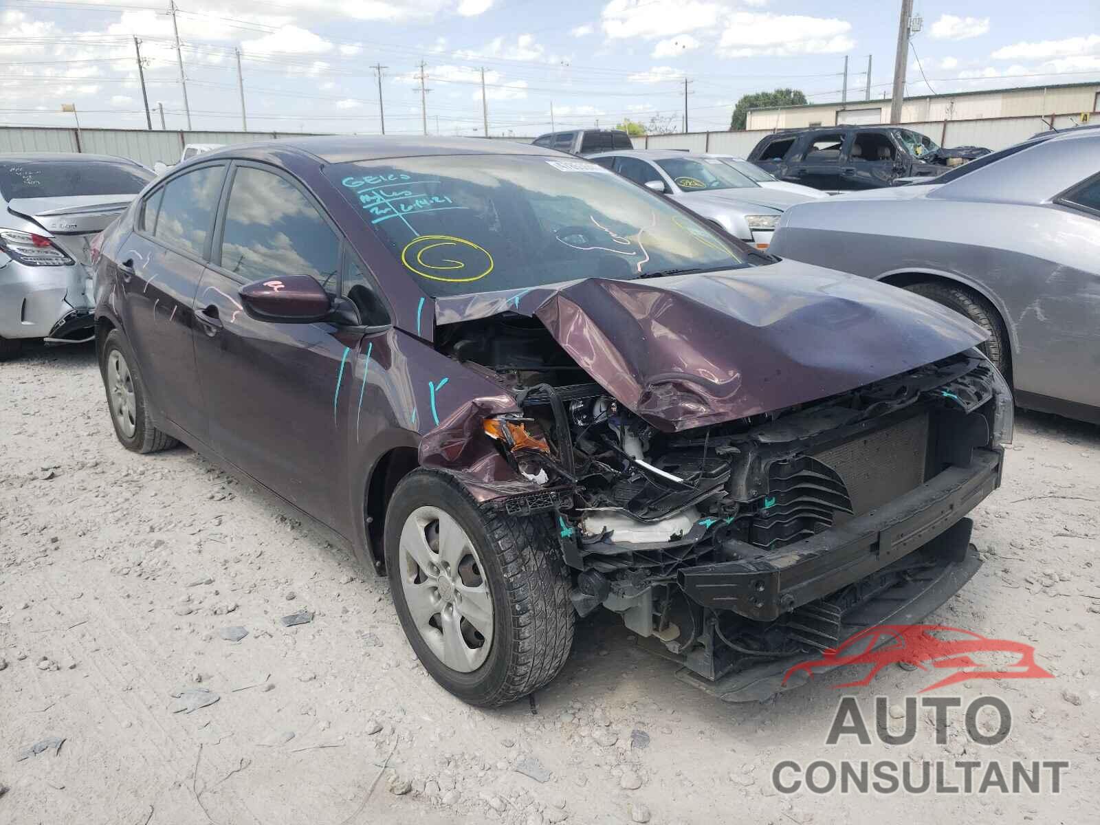 KIA FORTE 2017 - 3KPFK4A73HE122930