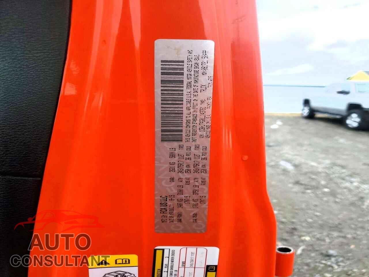 JEEP GLADIATOR 2020 - 1C6HJTAG0LL143781