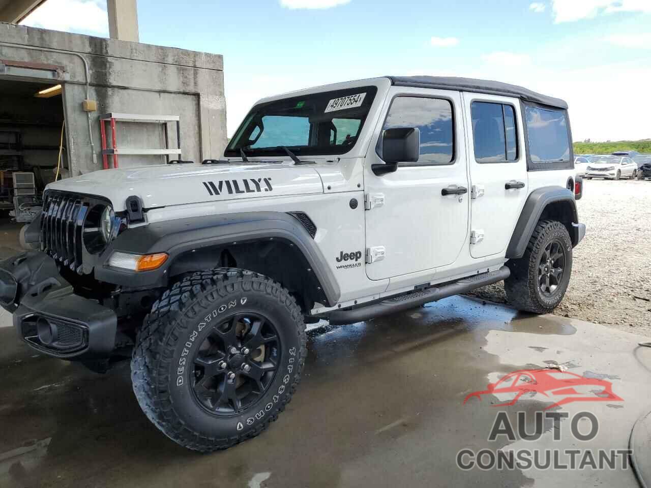 JEEP WRANGLER 2021 - 1C4HJXDG9MW822590