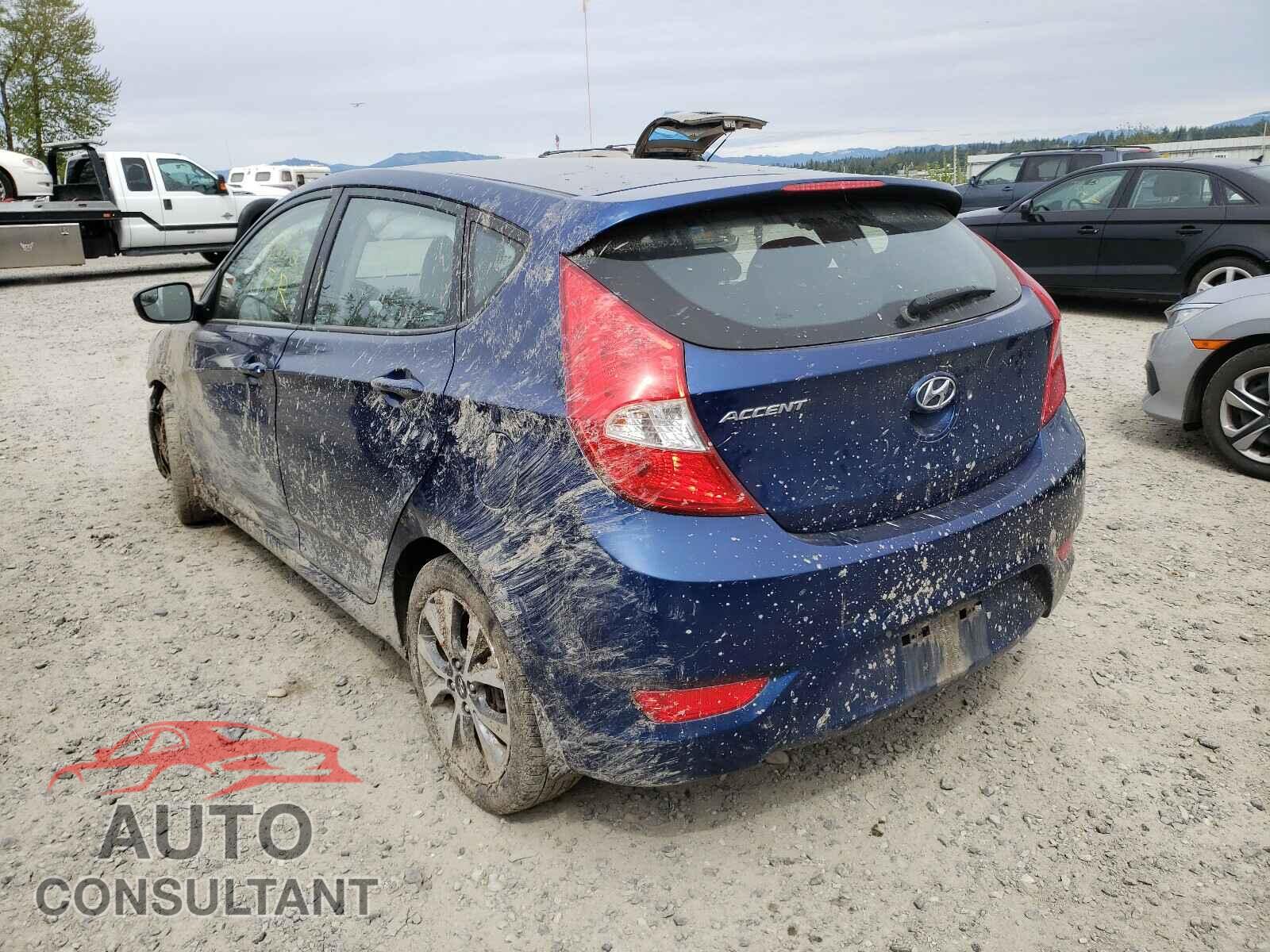 HYUNDAI ACCENT 2017 - KMHCU5AE8HU321860