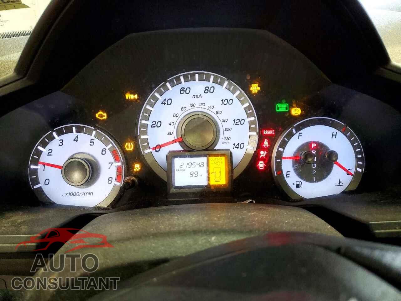 HONDA PILOT 2012 - 5FNYF4H72CB066758