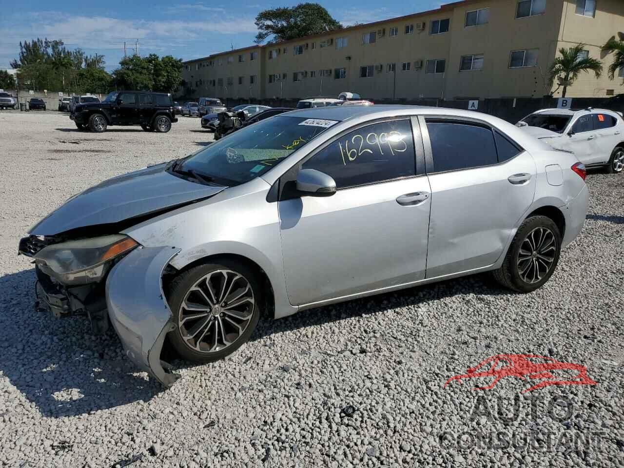 TOYOTA COROLLA 2016 - 2T1BURHE7GC607952