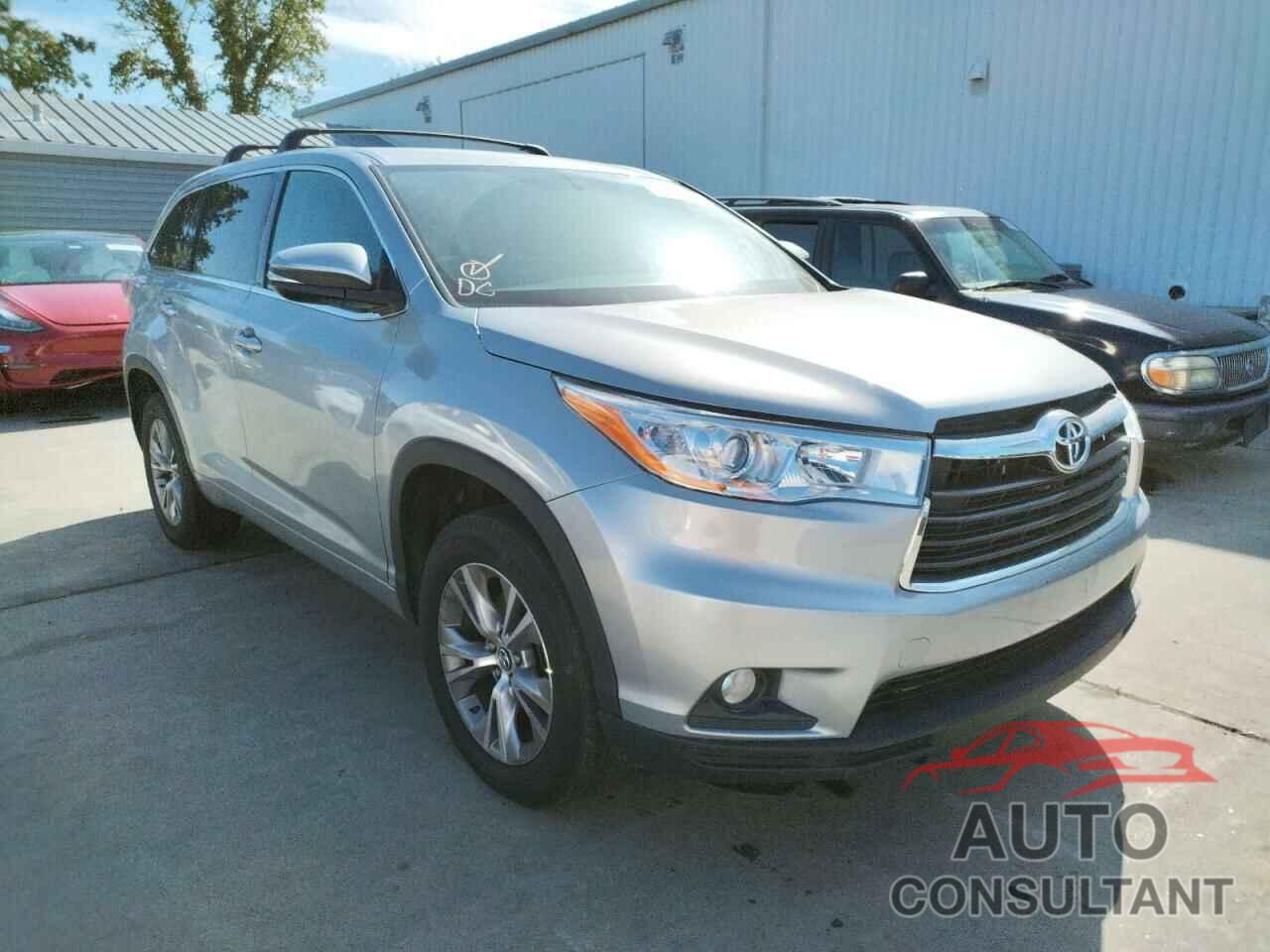 TOYOTA HIGHLANDER 2016 - 5TDZKRFH4GS178598