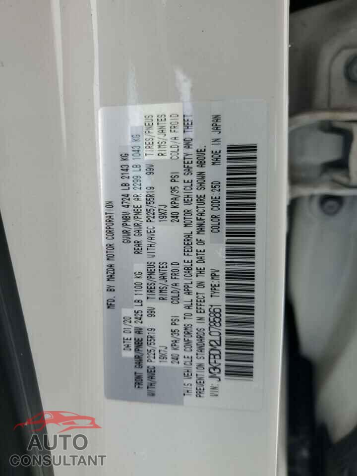 MAZDA CX-5 2020 - JM3KFBDM2L0785861