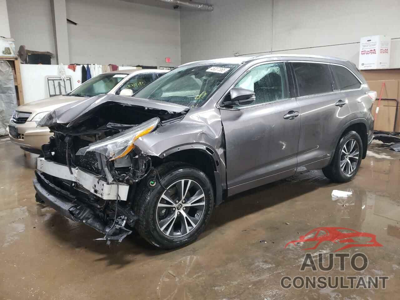 TOYOTA HIGHLANDER 2016 - 5TDJKRFH9GS265488