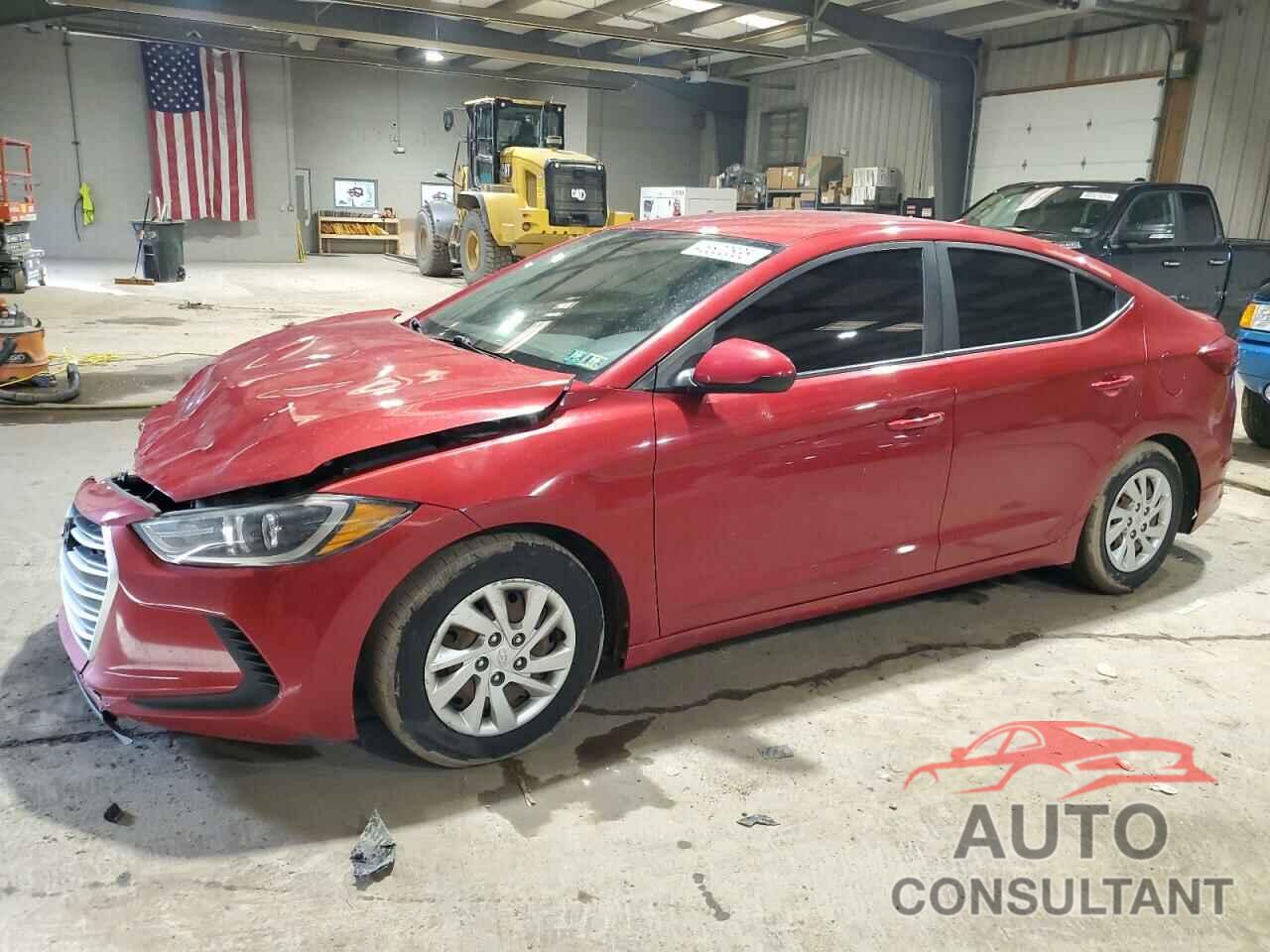 HYUNDAI ELANTRA 2017 - KMHD74LF6HU371748