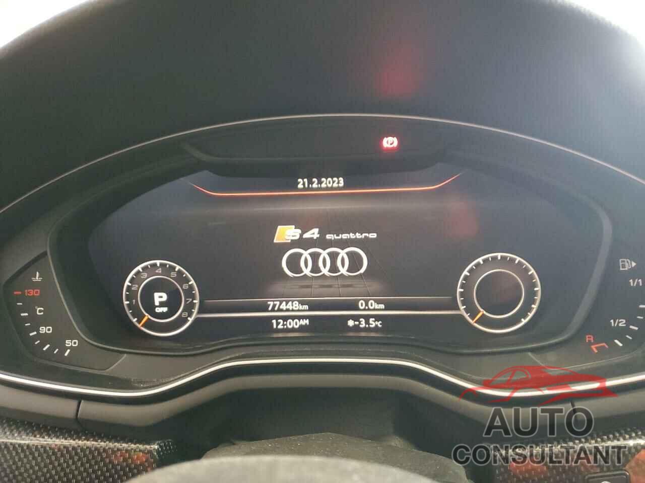 AUDI S4/RS4 2018 - WAUC4AF49JA003621