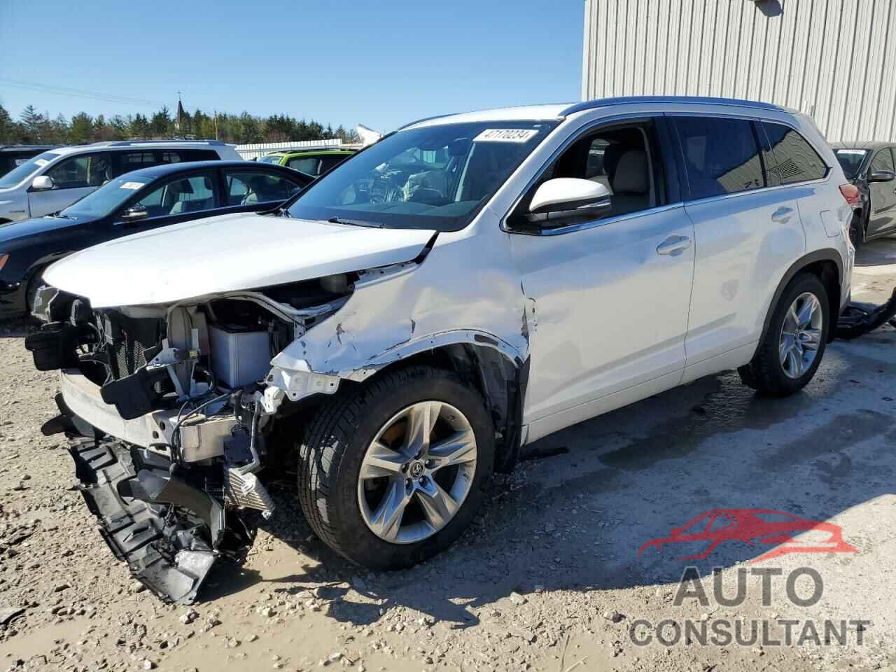 TOYOTA HIGHLANDER 2017 - 5TDDZRFH2HS453957