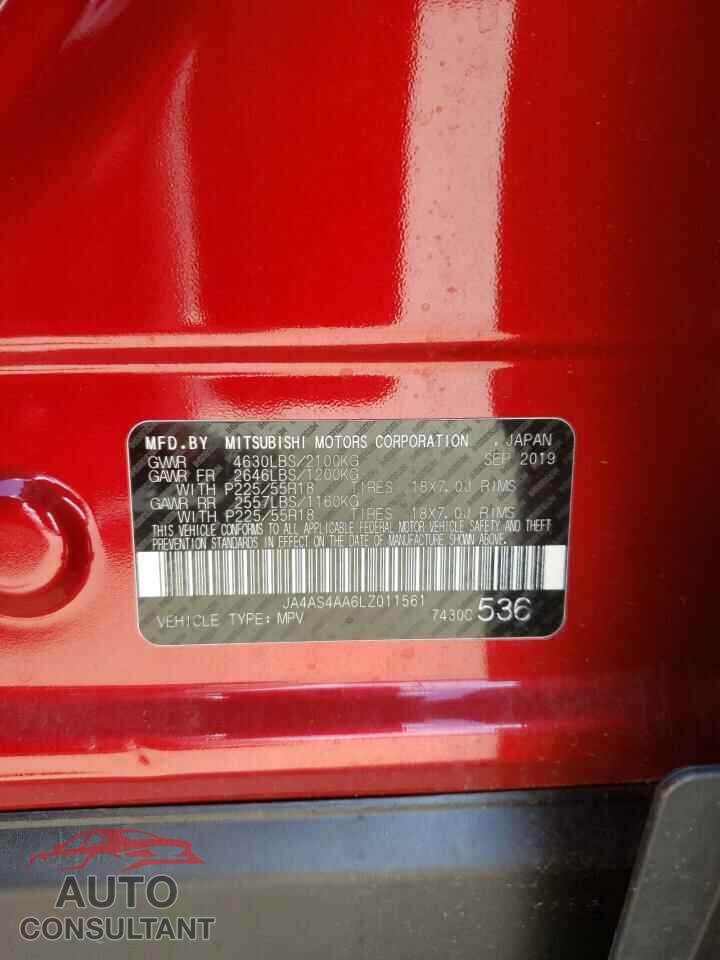 MITSUBISHI ECLIPSE 2020 - JA4AS4AA6LZ011561