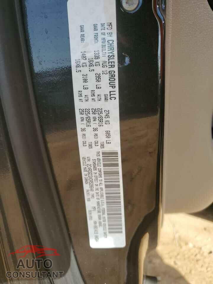 DODGE CARAVAN 2013 - 2C4RDGCGXDR528640