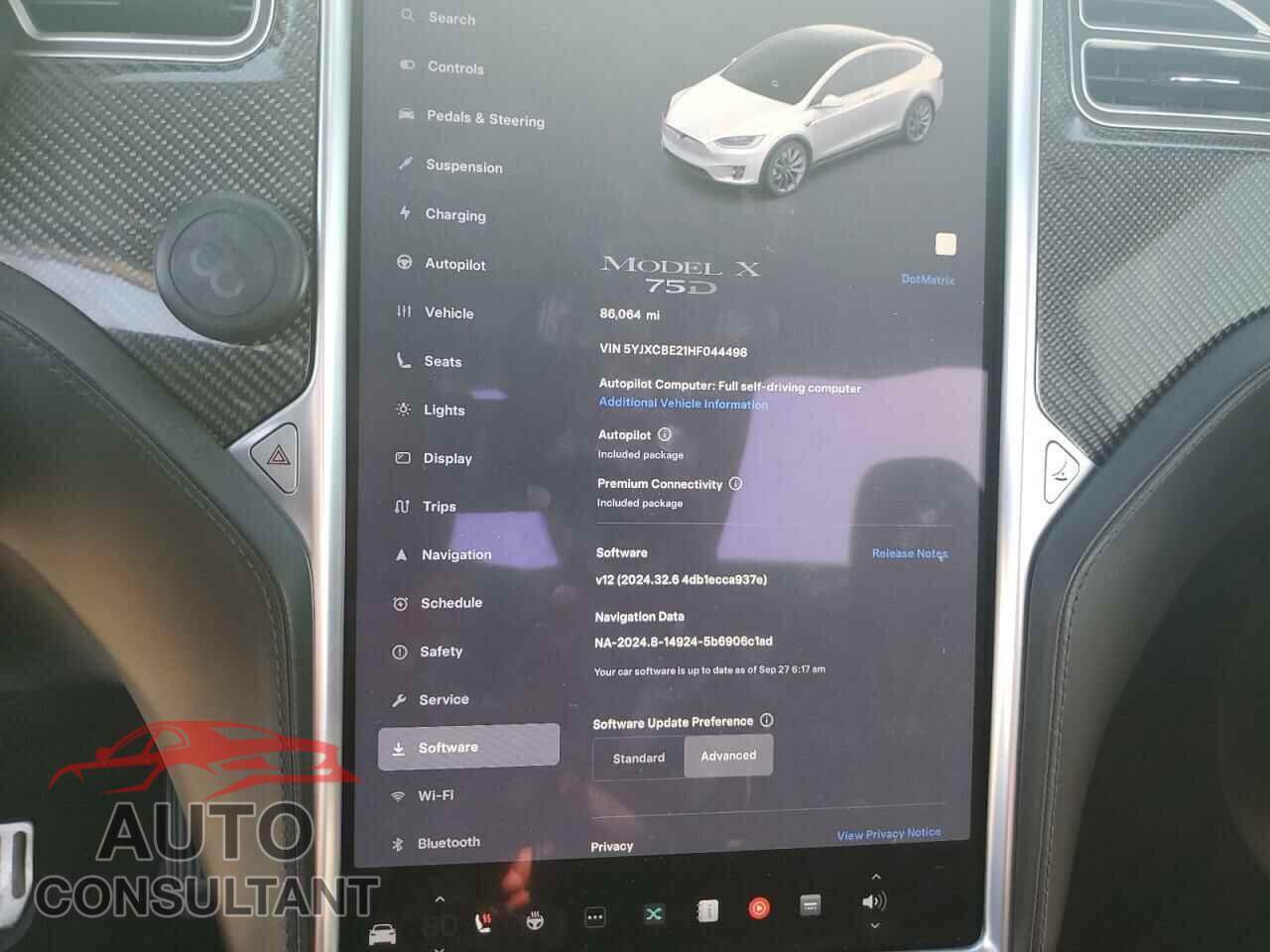 TESLA MODEL X 2017 - 5YJXCBE21HF044498