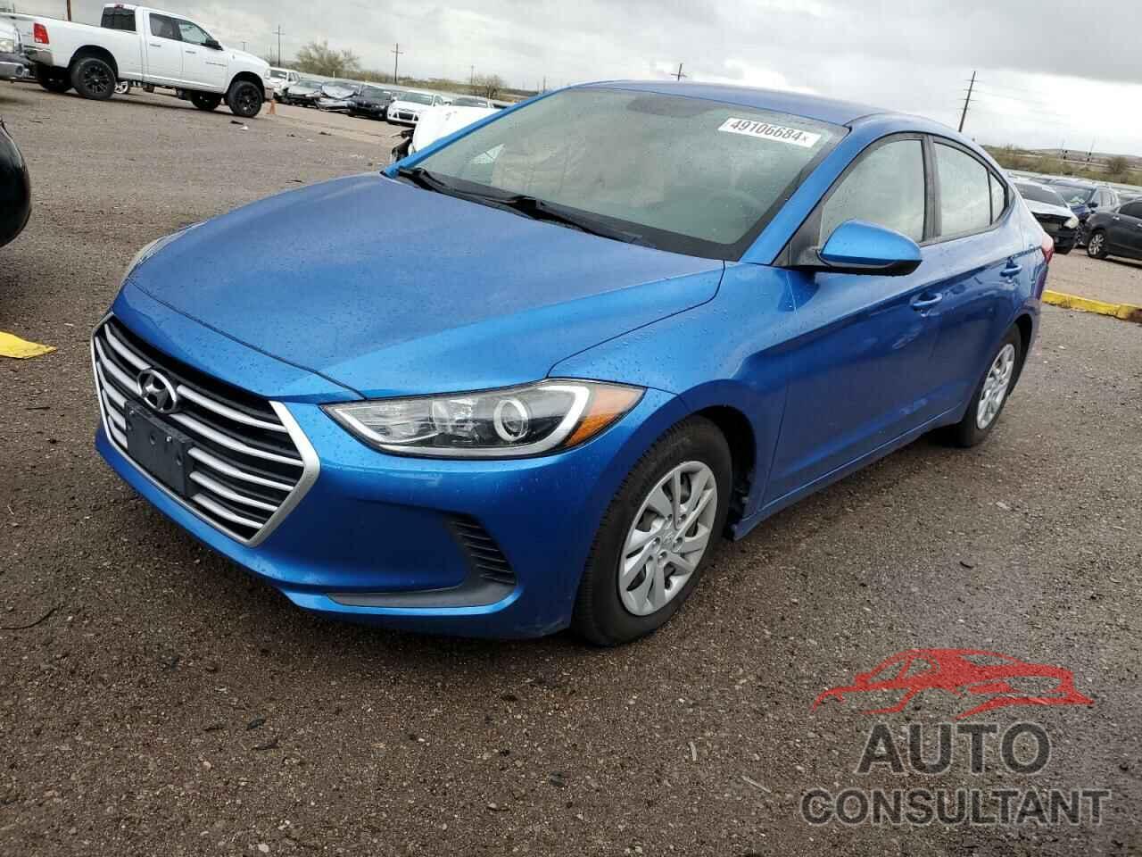 HYUNDAI ELANTRA 2017 - 5NPD74LF9HH147887