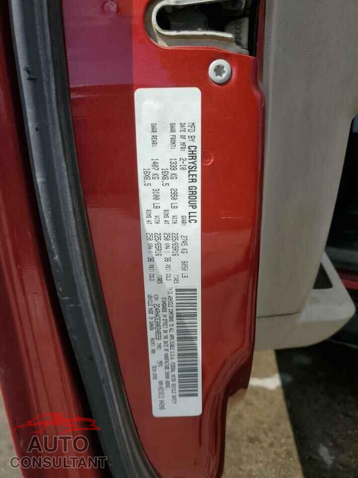 DODGE CARAVAN 2010 - 2D4RN4DE6AR248558