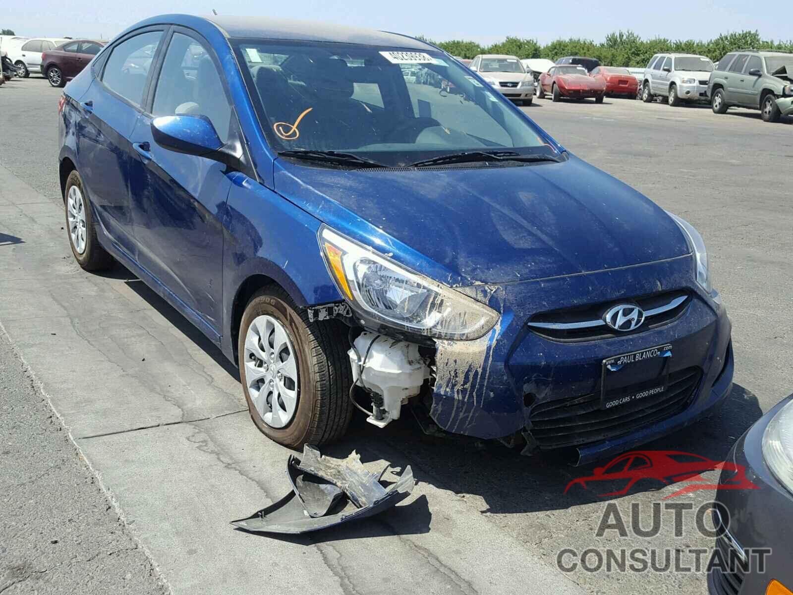 HYUNDAI ACCENT 2016 - KMHCT4AE9GU107455