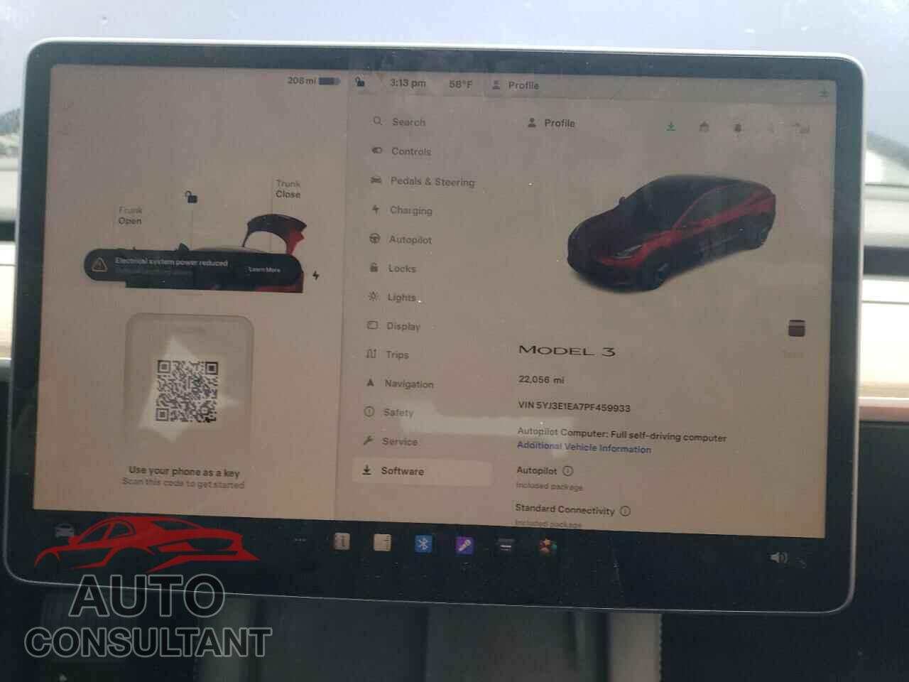 TESLA MODEL 3 2023 - 5YJ3E1EA7PF459933